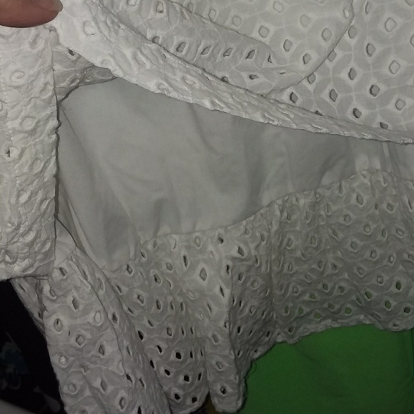 Off-white Crop Dress Top - Picture 5 of 8